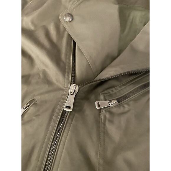 Ralph Lauren Purple Label Men’s Biker Bomber Jacket XL Green Zip Coat RRL Polo - Picture 5 of 16